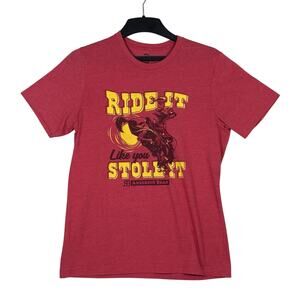 NEW! Red Dirt Hat Co Shirt 'Ride It Like You Stole It' Anderson Bean Size L